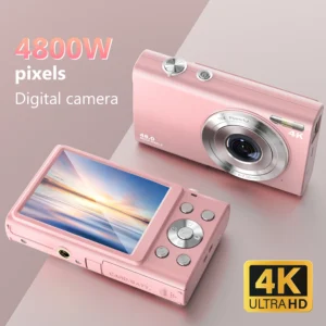 4K Digital Camera Autofocus Vlogging Camera HD 48MP with 2.8" Large Screen Camcorder Camera for Kid and Adult.