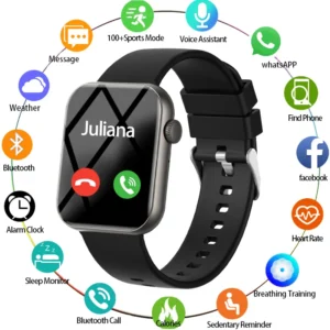 2025 New Sports Smart Watch Men Full Touch Screen Heart Rate Bluetooth