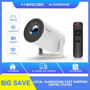 Magcubic Mini Portable HY300 Pro Projector 8K Full HD Native 720P
