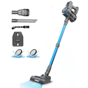 YISORA N300 Cordless Upright Vacuum Cleaner, 20Kpa Ultra Lightweight  for Carpet, Hard Floor, Car, Pet Hair