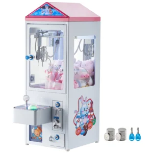 SucceBuy Claw Machine  0-3”Jaw Diameter 0-5”Jaw lifting Crane Commercial Arcade Game Dispenser Vending Toy For Kid