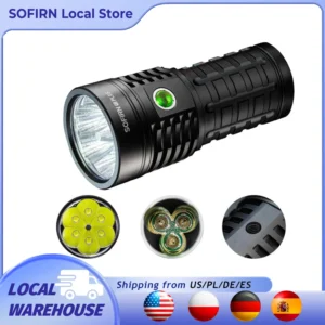 Sofirn Q8 Plus Super Powerful LED Flashlight 16000lm USB C Rechargeable Anduril 2.0 Torch XHP50B Reverse Charging
