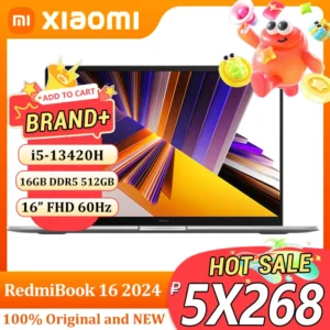 Xiaomi RedmiBook 16 2024 New i5-13420H/13500H/12450H 16G 512G 16inch Screen JYU4577CN/JYU4585CN/JYU4614CN